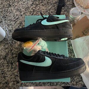 Nike Air Force 1 x Tiffany & Co. Collab - Men’s US12, Iconic Black & Tiffany Blu